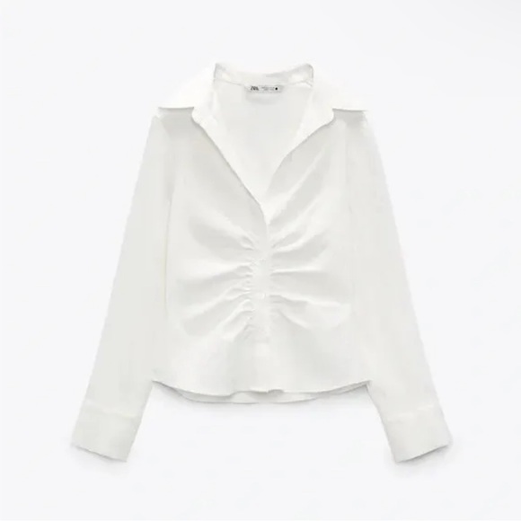 Zara white button up - Picture 2 of 2
